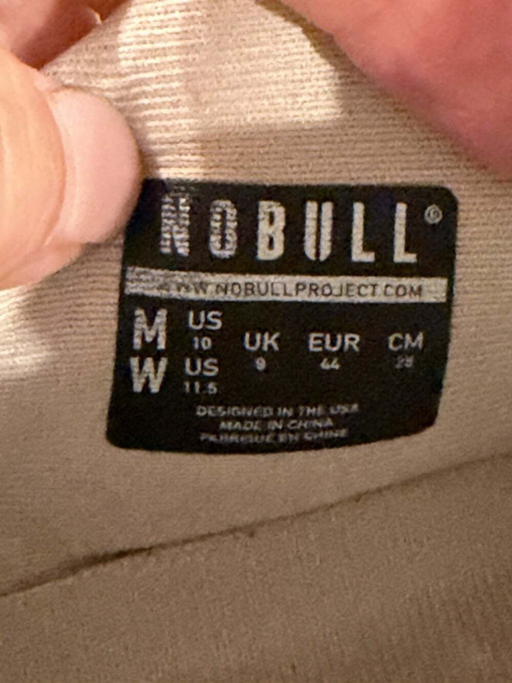NOBULL SuperFabric Trainer Gray Men’s 10 Women’s 11.5 CrossFit Shoes - Picture 4 of 10